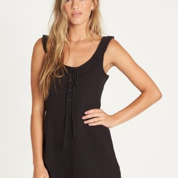 Billabong Skip It black Mini Dress size S - Picture 1 of 10